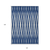 10' X 14' Navy Blue Gray And Ivory Geometric Washable Indoor Outdoor Area Rug