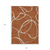 8' X 10' Copper And Ivory Abstract Washable Indoor Outdoor Area Rug