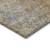 10' X 14' Terra Cotta Silver And Charcoal Oriental Washable Indoor Outdoor Area Rug