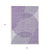 9' X 12' Purple Gray And Ivory Geometric Washable Indoor Outdoor Area Rug