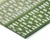10' X 14' Green Sage And Ivory Geometric Washable Indoor Outdoor Area Rug