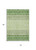 10' X 14' Green Sage And Ivory Geometric Washable Indoor Outdoor Area Rug
