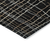 8' X 10' Black Ivory And Brown Striped Washable Indoor Outdoor Area Rug