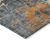 9' X 12' Khaki Gray And Copper Abstract Washable Indoor Outdoor Area Rug