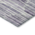 10' X 14' Purple Ivory And Lavender Abstract Washable Indoor Outdoor Area Rug