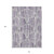 10' X 14' Purple Ivory And Lavender Abstract Washable Indoor Outdoor Area Rug