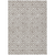 10' X 14' Taupe And Ivory Geometric Washable Indoor Outdoor Area Rug