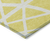 10' X 14' Yellow And Linen Geometric Washable Indoor Outdoor Area Rug