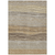 9' X 12' Taupe Brown And Beige Striped Washable Indoor Outdoor Area Rug