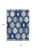 10' X 14' Navy Blue Ivory And Gray Southwestern Washable Indoor Outdoor Area Rug