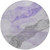 8' Lavender And Gray Round Abstract Washable Indoor Outdoor Area Rug - Lavender, Gray