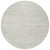 8' Ivory And Gray Round Striped Washable Indoor Outdoor Area Rug