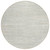 8' Ivory And Gray Round Striped Washable Indoor Outdoor Area Rug