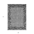 9' X 12' Gray Animal Print Washable Indoor Outdoor Area Rug