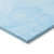 9' X 12' Blue Abstract Washable Non Skid Indoor Outdoor Area Rug