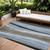10' X 14' Brown Blue And Gray Abstract Washable Indoor Outdoor Area Rug