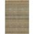 10' X 14' Khaki Striped Washable Non Skid Indoor Outdoor Area Rug