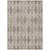 10' X 14' Beige Taupe and Brown Geometric Washable Non Skid Indoor Outdoor Area Rug