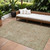9' X 12' Beige Brown And Green Oriental Washable Indoor Outdoor Area Rug - Beige, Brown, Green