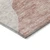 10' X 14' Blush Pink And Mauve Abstract Washable Indoor Outdoor Area Rug