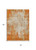 10' X 14' Orange And Ivory Abstract Washable Indoor Outdoor Area Rug Transitional Style - Orange, Ivory Color