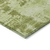 8' Lime Green And Ivory Round Abstract Washable Indoor Outdoor Area Rug