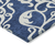 8' X 10' Navy Blue And Ivory Damask Washable Indoor Outdoor Area Rug