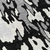 8' Black And Ivory Round Abstract Washable Indoor Outdoor Area Rug