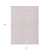8' X 10' Pink And Ivory Abstract Washable Indoor Outdoor Area Rug