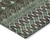 9' X 12' Brown Green And Olive Green Tribal Washable Indoor Outdoor Area Rug