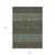 9' X 12' Brown Green And Olive Green Tribal Washable Indoor Outdoor Area Rug