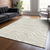 9' X 12' Beige And Tan Animal Print Washable Indoor Outdoor Area Rug