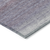 9' X 12' Lavender And Ivory Abstract Washable Indoor Outdoor Area Rug