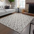 8' X 10' Taupe And Ivory Geometric Washable Indoor Outdoor Area Rug - Taupe, Ivory