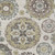 10' X 14' Beige Taupe And Brown Floral Medallion Washable Indoor Outdoor Area Rug