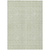9' X 12' Artichoke Green And Gray Geometric Washable Indoor Outdoor Area Rug
