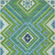 10' X 14' Lime Green Aqua And Ivory Tribal Washable Indoor Outdoor Area Rug