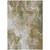 9' X 12' Brown And Ivory Abstract Washable Indoor Outdoor Area Rug - Brown, Ivory