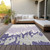 9' X 12' Purple And Ivory Abstract Washable Indoor Outdoor Area Rug - 880016613407