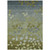 10' X 14' Olive Green And Gray Floral Washable Indoor Outdoor Area Rug - Olive Green, Gray