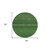 8' Round Fern Green Round Striped Washable Non Skid Indoor Outdoor Area Rug