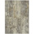 10' X 14' Beige Gold And Khaki Abstract Washable Indoor Outdoor Area Rug