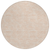 8' Peach And Beige Round Geometric Washable Indoor Outdoor Area Rug