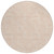 8' Peach And Beige Round Geometric Washable Indoor Outdoor Area Rug