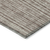 8' X 10' Brown And Ivory Striped Washable Indoor Outdoor Area Rug