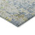 10' X 14' Blue Gray And Green Abstract Washable Indoor Outdoor Area Rug