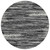 8' Black And Ivory Round Striped Washable Indoor Outdoor Area Rug - 608219143510