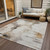 10' X 14' Beige Ivory And Taupe Abstract Washable Indoor Outdoor Area Rug