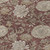 8' Merlot Taupe And Beige Round Floral Washable Indoor Outdoor Area Rug