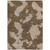 8' X 10' Brown And Beige Abstract Washable Indoor Outdoor Area Rug - Brown, Beige